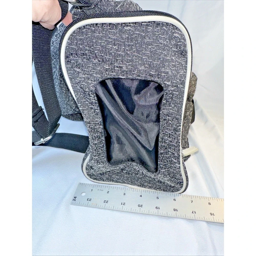 Large Diaper Bag/Fashion Tote CARTER'S Heather Gray/Off-white